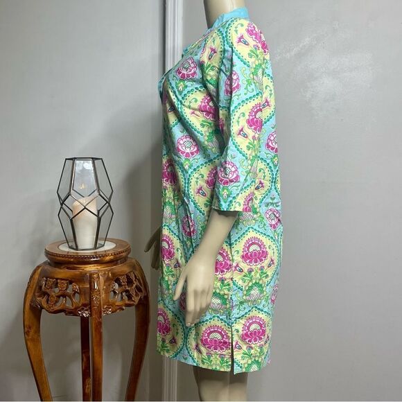 The Cat's Pajamas Floral Colorful Night Shirt Gown Women’s Size Extra Small XS - Picture 9 of 10